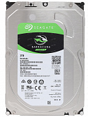  Жесткий диск SATA-3 3Tb Seagate BarraCuda (ST3000DM007), 3 ТБ, HDD, 3.5", SATA III, 256 МБ, 5400 об/мин 